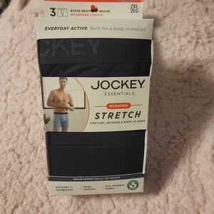 Jockey Black Boxer Briefs Essential Comfort